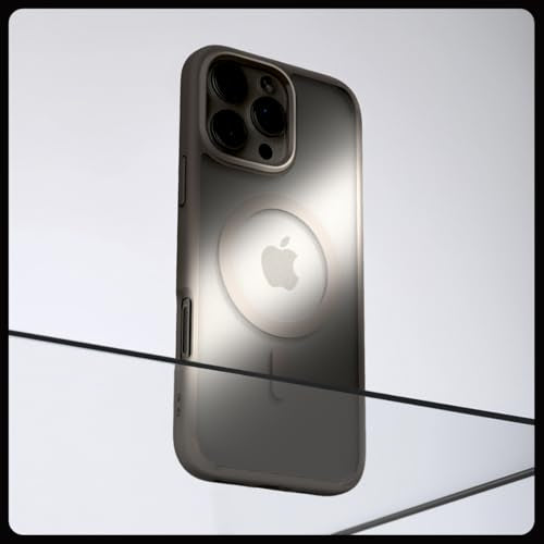 Spigen for iPhone 16 Pro Case, Ultra Hybrid MagFit [Anti-Yellowing] [Compatible with Magsafe] - Frost Natural Titanium - color: Frost Natural Titanium, size: iPhone 16 Pro