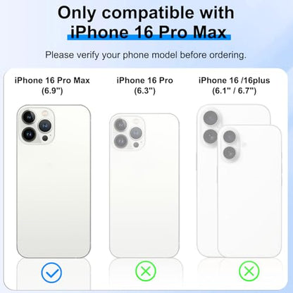 Phone Case Crafted for iPhone 16 Pro Max.Titanium Gray - color: Titanium-gray, size: iPhone 16 Pro Max