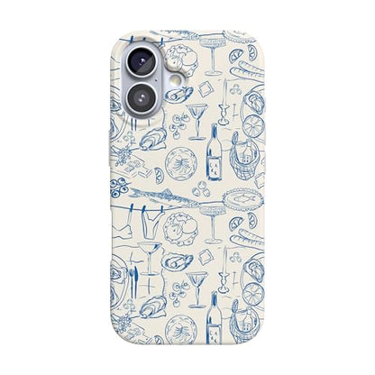 Casely iPhone 17 Case | Amalfi Aperitivo | Dolce Vita | Compatible with MagSafe | Classic Ultra Slim Design - color: Dolce Vita | Amalfi Aperitivo