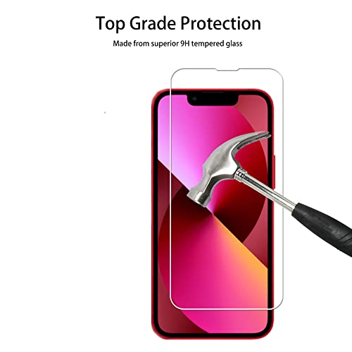 Easy Alignment Frame Designed For iPhone 13 mini Tempered Glass Screen Protector 2-Pack Camera Lens Protector Film 2-Pack