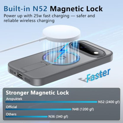 for Pixel-11 Case/Pixel-11-Pro Case, Built-in Durable Stand, Gray - color: Gray, size: Pixel 11/11 Pro 6.3"
