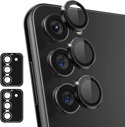 Zeking 2 Set for Samsung Galaxy A35 5G Camera Lens Protector - color: Black