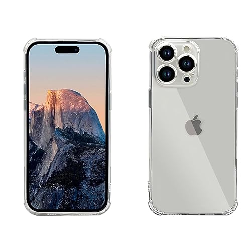 1PC Clear Soft TPU Silicone Case for iPhone 14 Pro Max | Clear Flexible Back Cover Made of Soft TPU/Silicone Rubber with Precise Rear Camera Cutouts - color: For iPhone 14 Pro Max