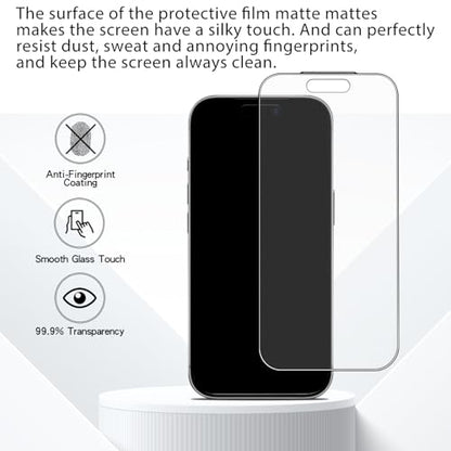 MAYtobe [2-Pack Matte Screen Protector for iPhone 17 Pro Tempered Glass | Anti-Fingerprint, Smooth as Silk, Anti Scratch, Easy to Install, Anti-Reflection - size: iPhone 17 Pro (Matte)
