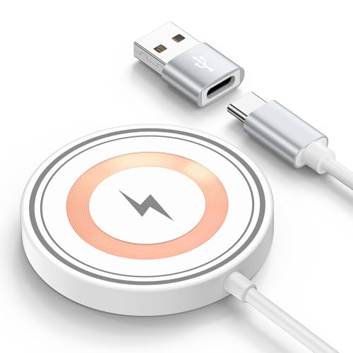for Samsung S25 S26 Ultra Magnetic Wireless Charger Pad Fast Charging Mat - color: White