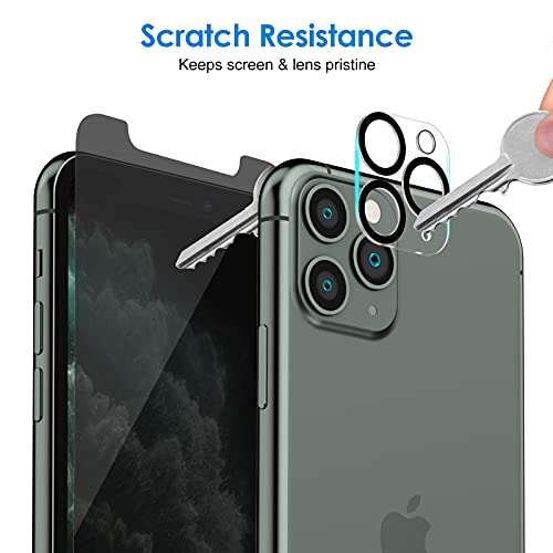 JETech Privacy Screen Protector for iPhone 11 Pro Max, 2+2 Pack - size: iPhone 11 Pro Max