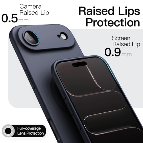 JETech Magnetic Slim Case for iPhone Air, Deep Blue - color: Deep Blue, size: iPhone Air