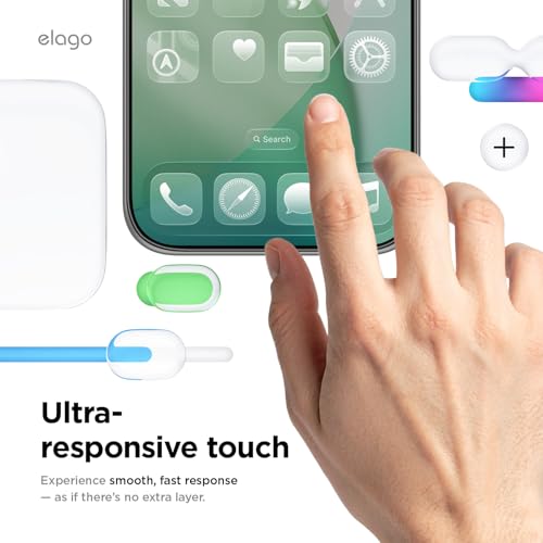 elago 2 Pack Privacy Glass+ Screen Protector for iPhone 17 Pro Max - size: iPhone 17 Pro Max (2 Pack)