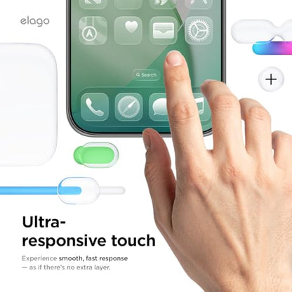 elago 2 Pack Privacy Glass+ Screen Protector for iPhone 17 Pro Max - size: iPhone 17 Pro Max (2 Pack)