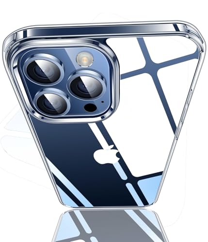 Shockproof Cheap TPU Bumper Clear Cell Phone Cases Compatible with Phone Models Transparent Case 16 15 14 Pro Max Crystal Clear (IP Pro14 6.1 Inch) - size: iP 14 Pro 6.1 Inch