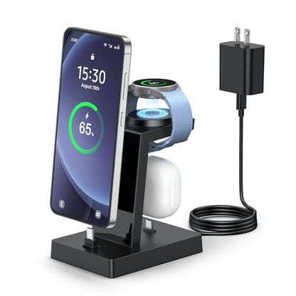 NANAMI 30W USB C 3 in 1 Charging Station for Samsung Devices - color: Black