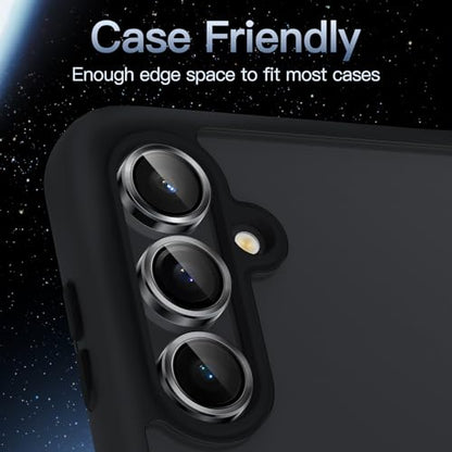 JETech Camera Lens Protector for Samsung Galaxy S23 FE, Black, 1 Set