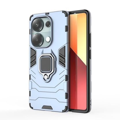 Max Power Digital Magnet Case for Xiaomi Redmi Note 13 Pro 4G / Poco M6 Pro 4G Shockproof Hard Phone Cover with Grip, Metal Ring Kickstand Bumper Shell [Compatible with Magnetic Car Mount] (Navy) - color: Navy, size: Xiaomi Redmi Note 13 Pro 4G/Poco M6 Pr