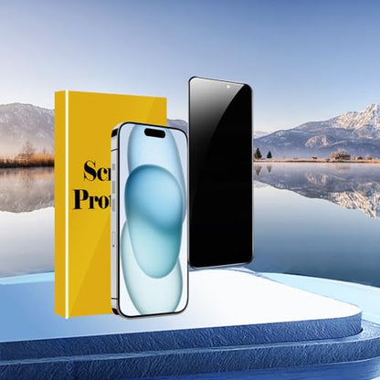 1 Pack for iPhone 15 Plus Privacy Screen Protector, Anti Spy Private Tempered Glass Film, 9H Hardness, Case Friendly - size: iPhone 15 Plus 6.7 Inch