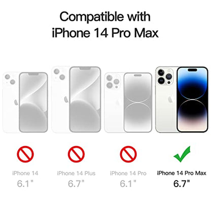 JETech Screen Protector for iPhone 14 Pro Max, 2+2 Pack - size: iPhone 14 Pro Max