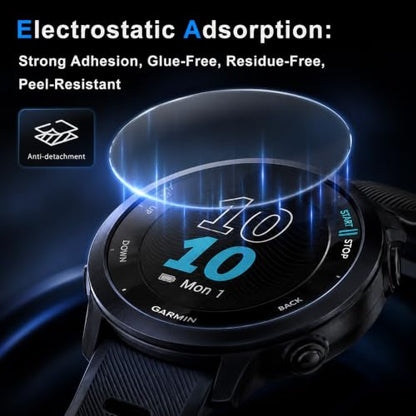 6-Pack HD Tempered Glass Screen Protector for Garmin Forerunner 55 - size: For Garmin Forerunner 55 1.65 Inch