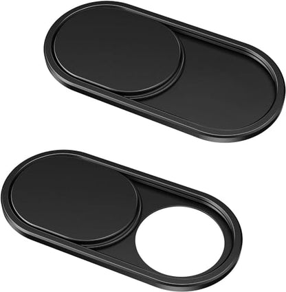 CloudValley Laptop Camera Cover Slide, Metal 0.023 Inch Ultra-Thin, 2 Packs - color: Black-2 Pcs