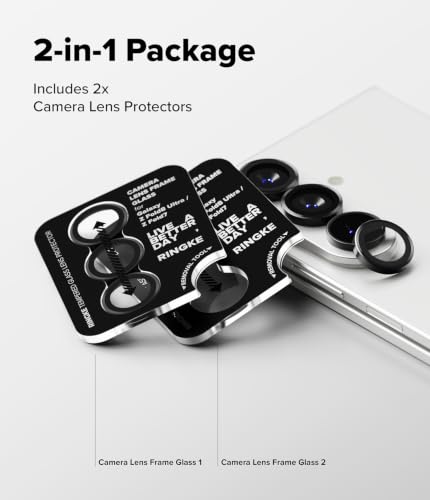 Ringke for Samsung Galaxy Z Fold 8 Ultra Camera Lens Protector [2 Pack] - size: Galaxy Z Fold 8 Ultra