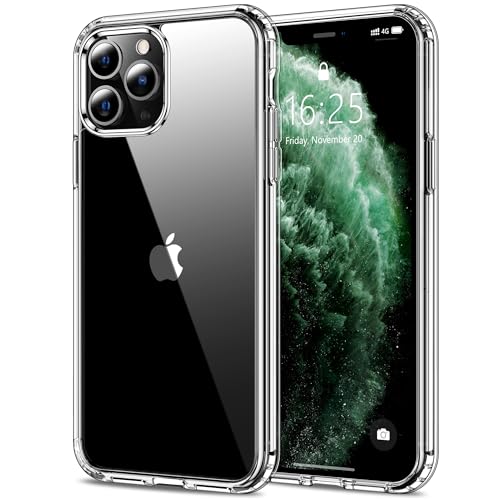 HOOMIL Case for iPhone 11 Pro Max 6.5-Inch, Anti-Yellowing, Drop Protection, Anti-Scratch Transparent Hard Back Phone Cover - Crystal Clear - color: Clear, size: iPhone 11 Pro Max