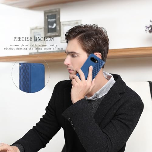 Wallet Case for Google Pixel 10a 2026 6.3 Inch - PU Leather Flip Cover with Card Holder Slots, Strong Magnetic Folio Kickstand Phone Case, Blue - color: Blue, size: Google Pixel 10a 6.3"