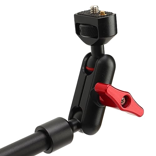 LICAEVEY 22 Adjustable Magic Arm with Clamp Camera Mount, Articulating Arm Friction Magic Arm Camera Mount Clamp with 1/4in Thread for LED Light Video Rig Tripod Action Camera