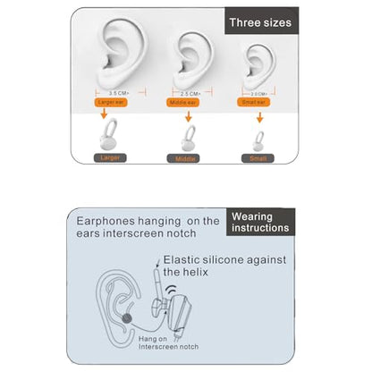 Open-Ear 3.5mm Jack Headphones,Sport Earbuds Wired with Microphone,for Work,Music, Gaming - color: Black, style: 3.5mm
