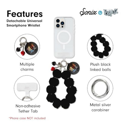 Sonix Phone Wristlet - Detachable Universal Smartphone Wrist Strap, Hands-Free Lanyard Cellphone Bracelet with Tether Tab - color: Bratz 25th Anniversary