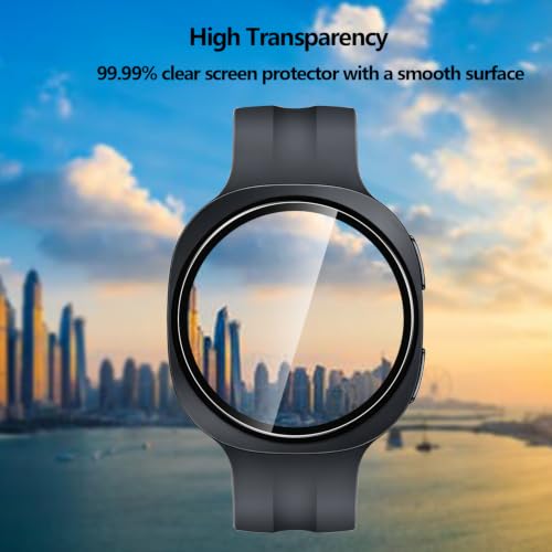 5 Pack Tempered Glass for Samsung Galaxy Watch 9 44mm Screen Protector,9H Hardness,Ultra Resistant,Anti-Fingerprints,No Bubbles,HD-Clear,Full Coverage Watch Film for Galaxy Watch 9 44mm - color: Samsung Galaxy Watch 9 44mm