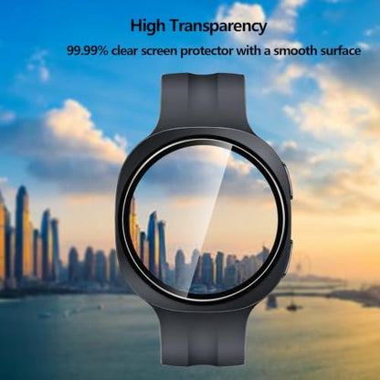 5 Pack Tempered Glass for Samsung Galaxy Watch 9 44mm Screen Protector,9H Hardness,Ultra Resistant,Anti-Fingerprints,No Bubbles,HD-Clear,Full Coverage Watch Film for Galaxy Watch 9 44mm - color: Samsung Galaxy Watch 9 44mm