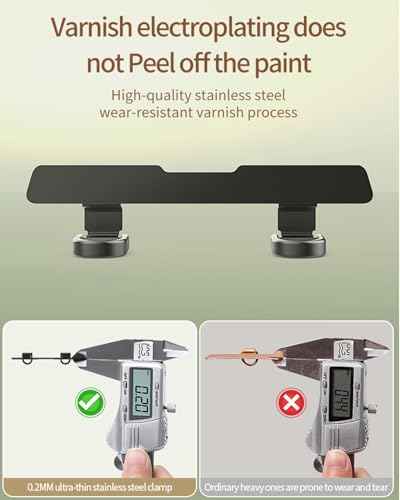 Phone Tether Tab, Bending Design 0.2mm Ultra-thin Stainless Steel Cellphone Lanyard Metal Patch Tether Tab - color: H