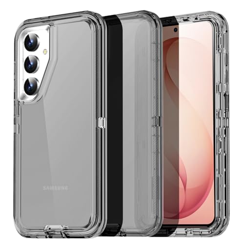 AICase for Samsung Galaxy S26 Case Clear 3 in 1 Heavy Duty Drop Protection Full Body Rugged Shockproof/Dust Proof 3-Layer Military Protective Tough Durable Cover for Samsung Galaxy S26 6.3"_Black - color: 3 in 1_Black, size: Samsung Galaxy S26