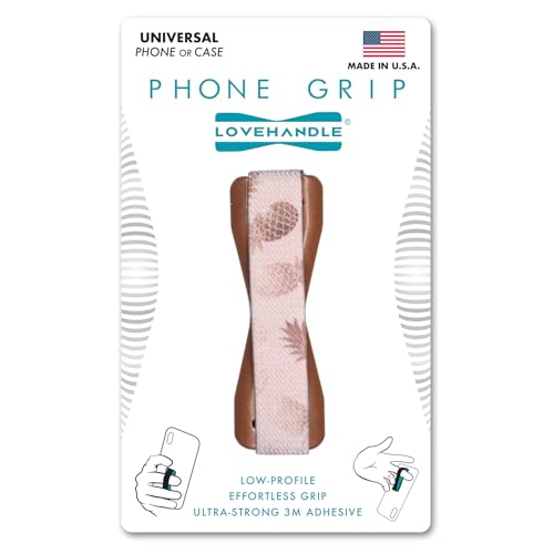 LOVEHANDLE Original Universal Phone Grip - Champagne Pineapple