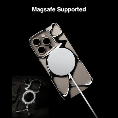 Angry miao Emptiness Phone Case for iPhone 16 Pro Max (Only), MagSafe Compatible, 22g Lightweight, Heat Dissipating, Ample Protection