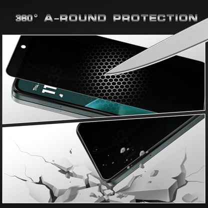 [2 Pack Motorola Moto G (2025) 5G Privacy Screen Protector, Privacy Tempered Glass Film, Anti-Spy Protection for Motorola Moto G (2025) 5G Screen Protector - size: Motorola Moto G (2025)