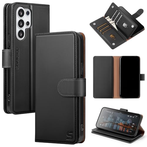 Shieldtop Compatible with Samsung Galaxy S26 Ultra Wallet Case with Card Holder,Women Men RFID Blocking PU Leather Flip TPU Protective Cover Credit Card Slots,Phone Case for S26 Ultra,Black - color: Black, size: Samsung Galaxy S26 Ultra - 6.9"