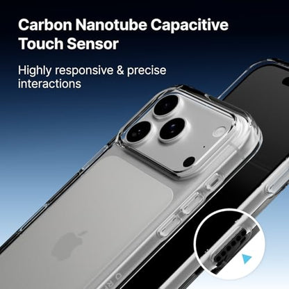 RhinoShield Clear Phone Case for iPhone 17 | Anti-Yellowing, Transparent, High Clarity, Shockproof, Military Grade Drop Protection - color: Inside the Clouds, size: iPhone 17