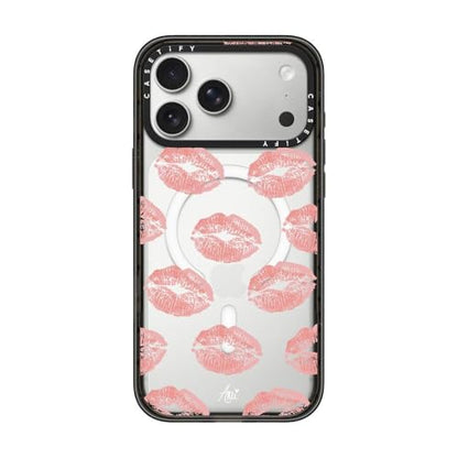 CASETiFY for iPhone 17 Pro Max Case - Impact Compatible with MagSafe | 8.2 ft. 4x Military Grade Drop Protection | Ami's Kiss | Black - color: Ami's Kiss, size: Iphone 17 Pro Max (6.9")