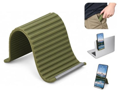 Silicone Phone Holder, 6.6In Flexible Bendable Phone Stand, Green - color: Small(Green)