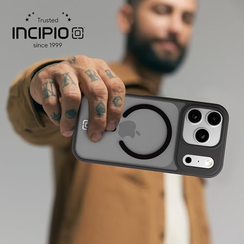 Incipio - Fog iPhone 17 Pro, Magsafe Compatible Phone Case, 10ft Drop Tested, Ultra Durable & Shock Absorbing, Scratch Resistant & Slim Profile (Black) - color: Black, size: iPhone 17 Pro