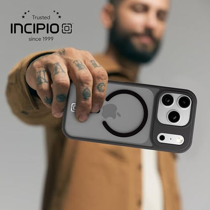 Incipio - Fog iPhone 17 Pro, Magsafe Compatible Phone Case, 10ft Drop Tested, Ultra Durable & Shock Absorbing, Scratch Resistant & Slim Profile (Black) - color: Black, size: iPhone 17 Pro