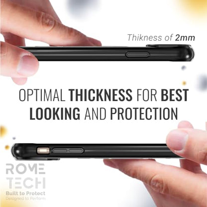 Rome Tech Clear Case Compatible with MagSafe for iPhone 11 Pro Max 6.5" (2019) - Slim and Rugged Fit Thin Shockproof Case Compatible with Magsafe Devices - Clarity - style: iPhone 11 Pro Max