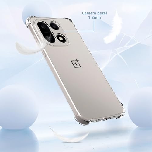 Anoowkoa for OnePlus 15 Case.Anti Yellowing Clear Cover Phone Case.Military-Grade Shockproof.Ultra-Thin Drop-Proof and Super Soft.for One Plus 15 Transparent - color: OnePlus 15