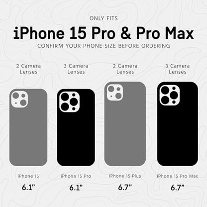 Pelican iPhone 15 Pro Max/iPhone 15 Pro Camera Lens Protector - Black - size: iPhone 15 Pro / iPhone 15 Pro Max