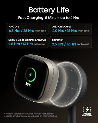Soundcore Liberty 5 Pro Max by Anker Wireless Earbuds, AI Note-Taker - color: Titanium Gold, style: Liberty 5 Pro Max
