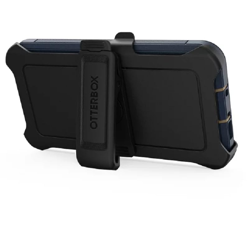 OtterBox Galaxy S23 (Only) - Defender Series Case - Blue Suede Shoes, Rugged & Durable - with Port Protection - Includes Holster Clip Kickstand - Microbial Defense Protection - Non-Retail Packaging - color: Blue Suede Shoes