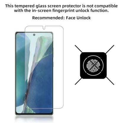 4 Pack Glass Screen Protector for Samsung Galaxy Note 20 5G - size: Galaxy Note 20 5G