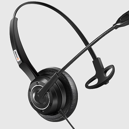 Arama Cell Phone Headset with Microphone Noise Cancelling 3.5mm Headset for iPhone,Android,BlackBerry Mobile Phone and iPad Tablets (A200MP)
