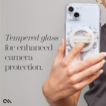 Case-Mate Camera Lens Protector with Twinkle Rings for iPhone 15 / iPhone 15 Plus - Double Tempered Glass - Durable, Anti-Scratch - Ultra HD View w/Night Shooting, Bling, Case Friendly, Easy Install - size: iPhone 15 / iPhone 15 Plus
