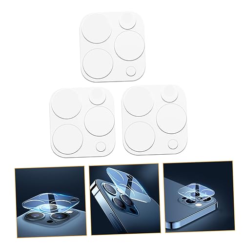 ARTIBETTER 3pcs Scratch-resistant Fingerprint Lens Protectors Tempered Covers High Definition Shielding against Scratches and Bumps