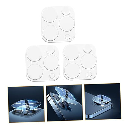 ARTIBETTER 3pcs Scratch-resistant Fingerprint Lens Protectors Tempered Covers High Definition Shielding against Scratches and Bumps